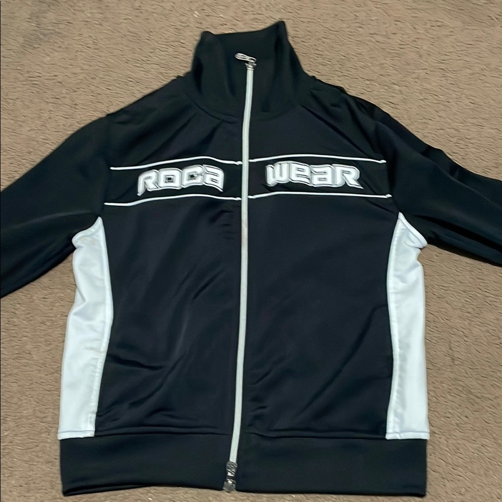 Rocawear Black and White Track Jacket
